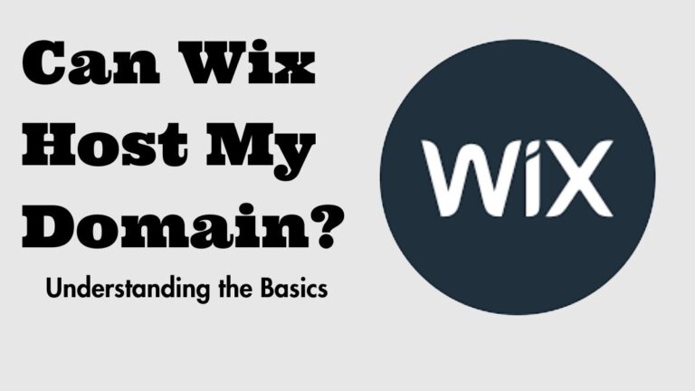 Understanding the Basics: Can Wix Host My Domain?