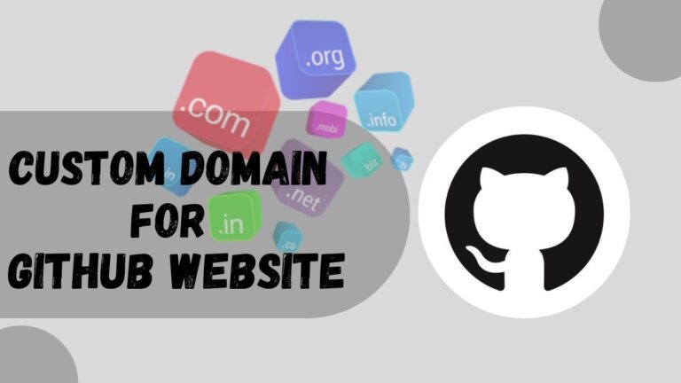 Hosting Your Website on GitHub with a Custom Domain: Step-by-Step Guide